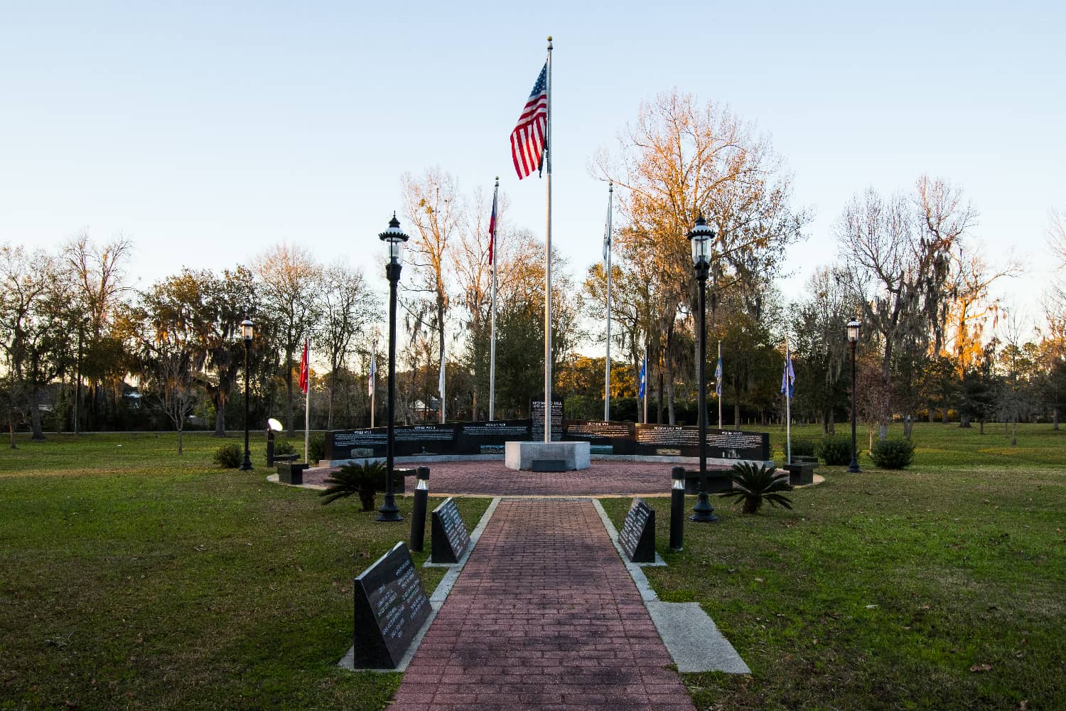 Richmond Hill Veterans Memorial is pictured